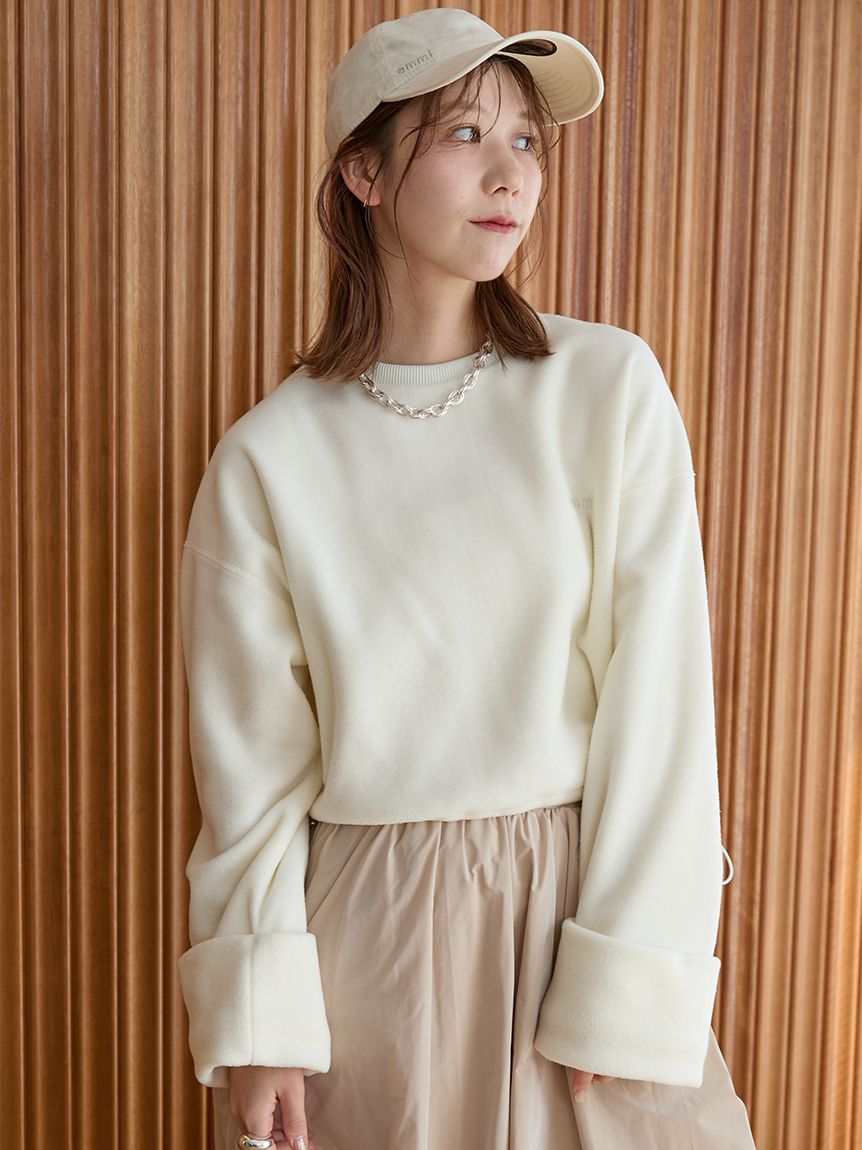 WEB限定】起毛カットプルオーバー(カットソー)｜トップス｜emmi（エミ