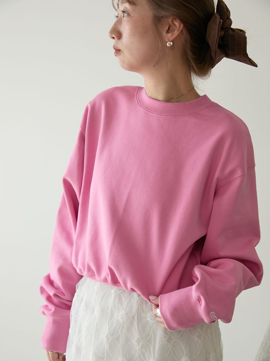 エンブロイダリーemmiロゴスウェット(スウェット/パーカー)｜トップス