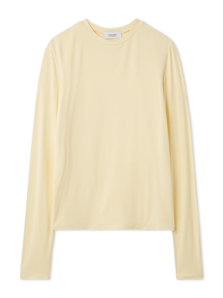 新品タグ付きellaパフロングスリーブカットソー セール】ギャザーロングパフスリーブカットソー（Tシャツ/カットソー