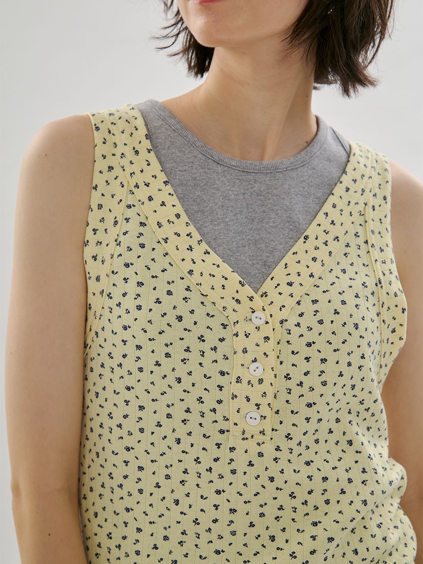 レイヤードタンクトップ