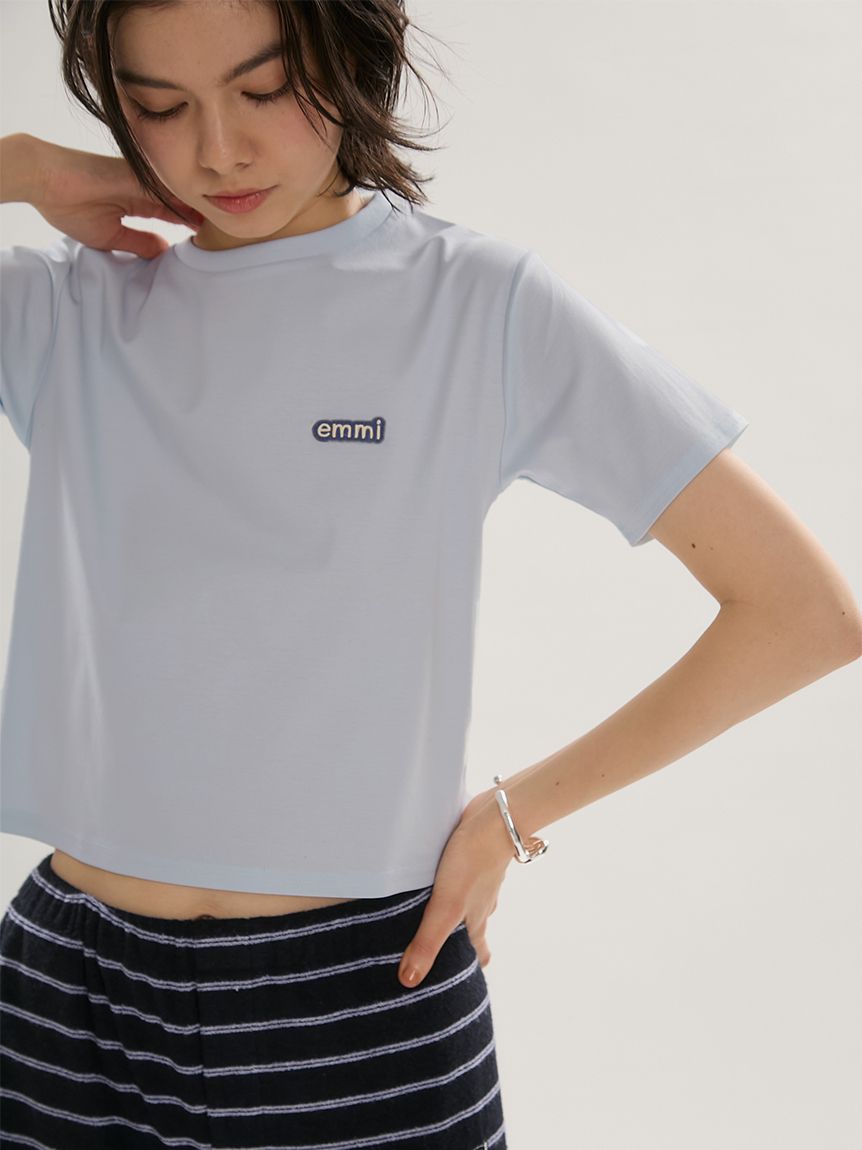 emmiロゴコンパクトTシャツ(Tシャツ/カットソー)｜トップス｜emmi