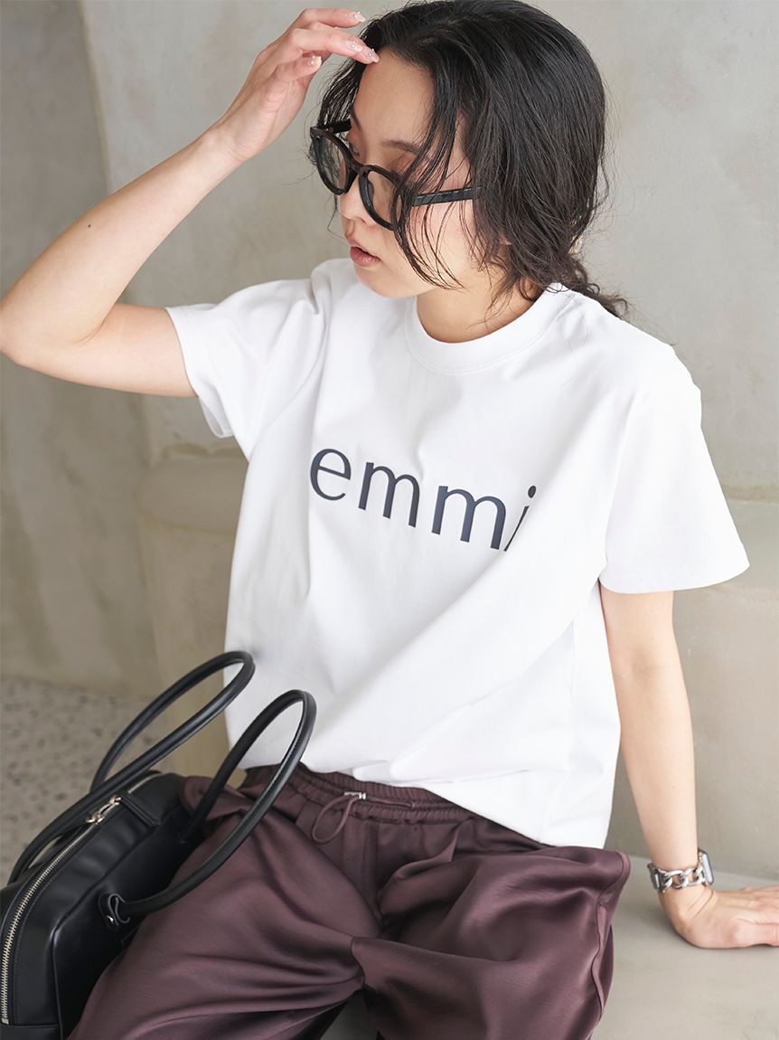 ベーシックemmiロゴTシャツ(Tシャツ/カットソー)｜トップス｜emmi