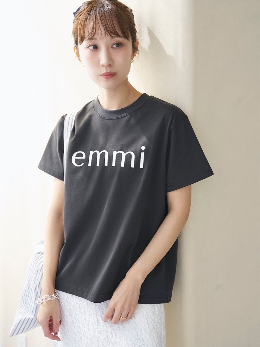 ベーシックemmiロゴTシャツ(Tシャツ/カットソー)｜トップス｜emmi