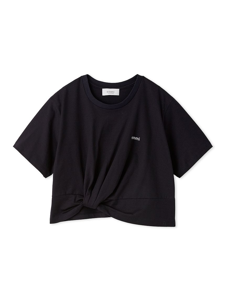 emmiロゴ裾タックデザインTシャツ(Tシャツ/カットソー)｜トップス