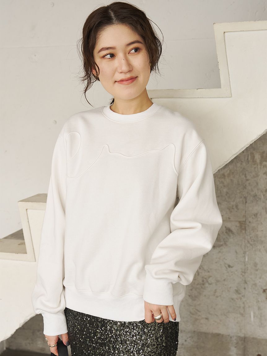 コードエンブロイダリープルオーバー(カットソー)｜TOPS｜emmi（エミ