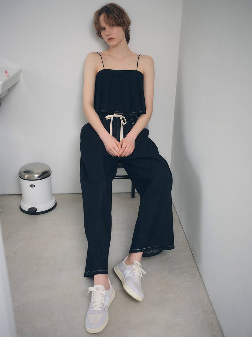 あやてきemmi タックビスチェ 新品　タグ付き タックビスチェ(タンクトップ/キャミソール)｜トップス｜emmi