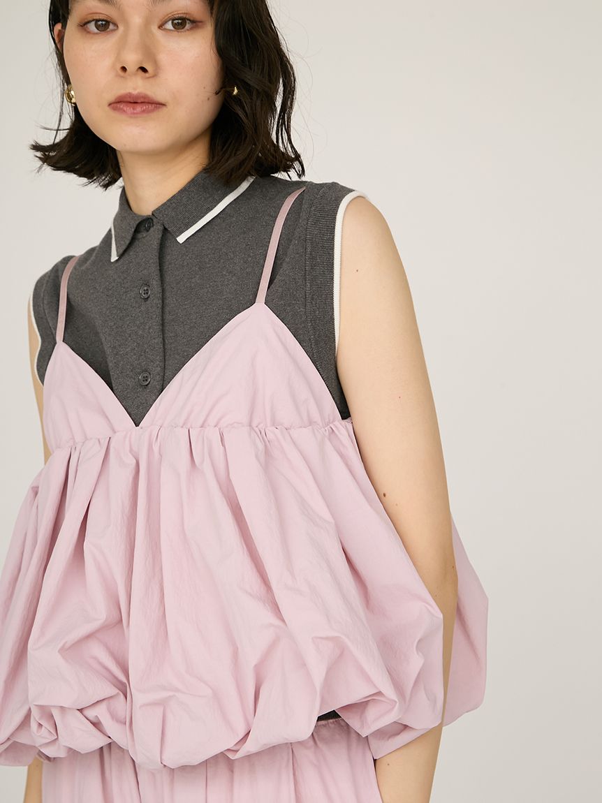 ナイロンバルーンビスチェ(トップス)｜emmi（エミ）の通販サイト 【公式】