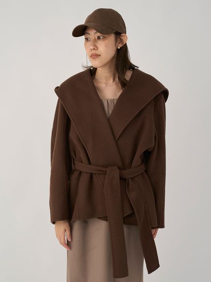 エミ emmi emmi atelier リサイクルウールロングコート emmi（エミ）の「【emmi atelier】リサイクルウールロングコート