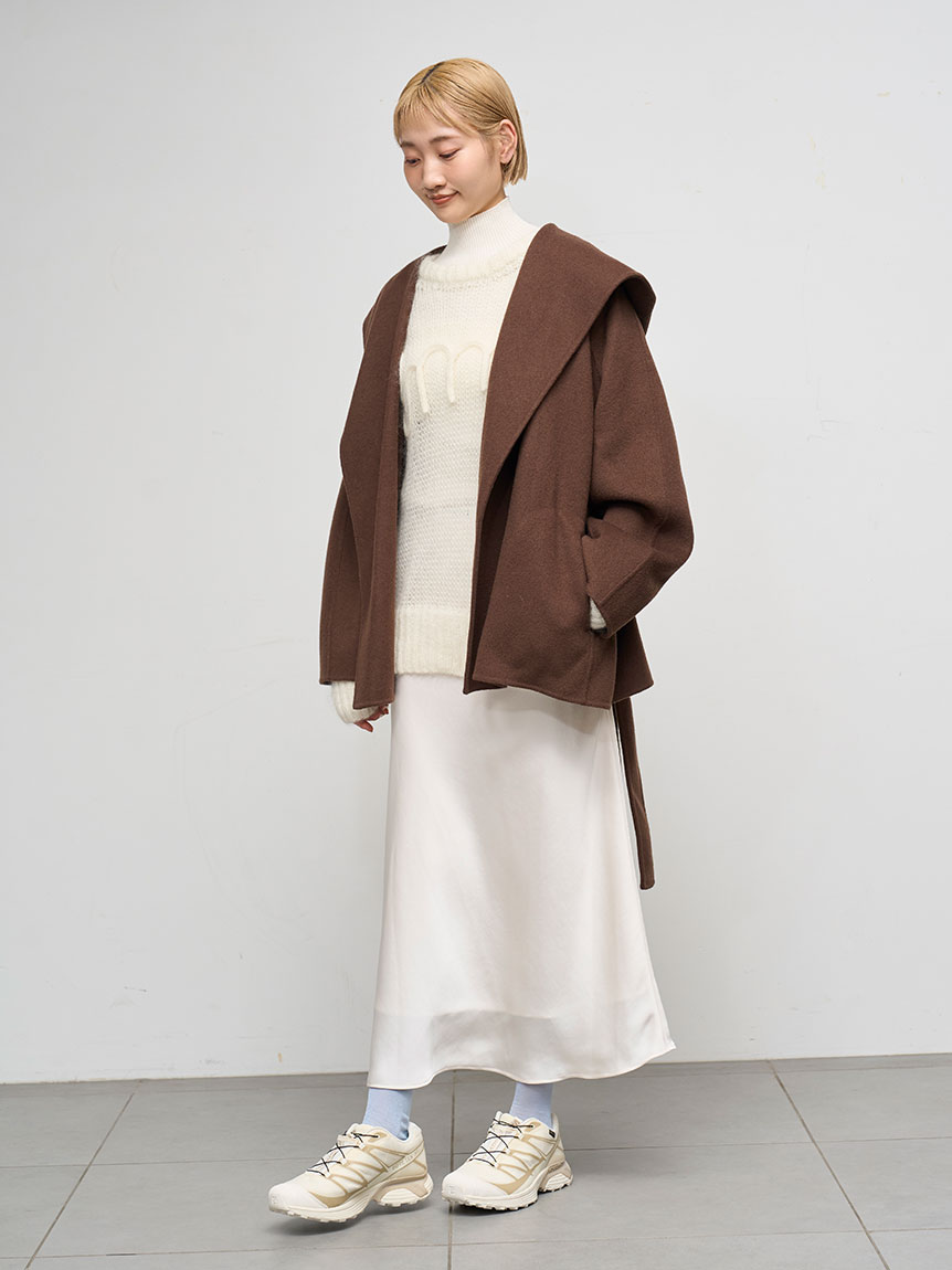 emmi ロイヤルジーロンブルゾン 本物ファッション - 【emmi】ロイヤルジーロン リバーブルゾン