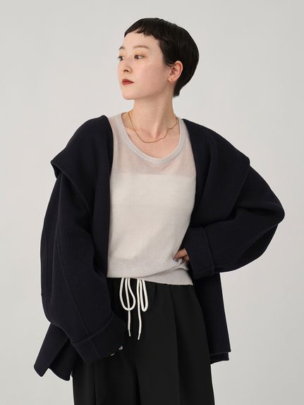 最終価格　新品　emmi シャーリングブルゾン ブラック　定価24200円 emmi（エミ）の「【emmi yoga】シャーリングブルゾン（ブルゾン