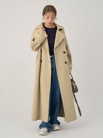 emmi トレンチコート emmi（エミ）の「【emmi atelier】フード取外し2Way ecoトレンチ