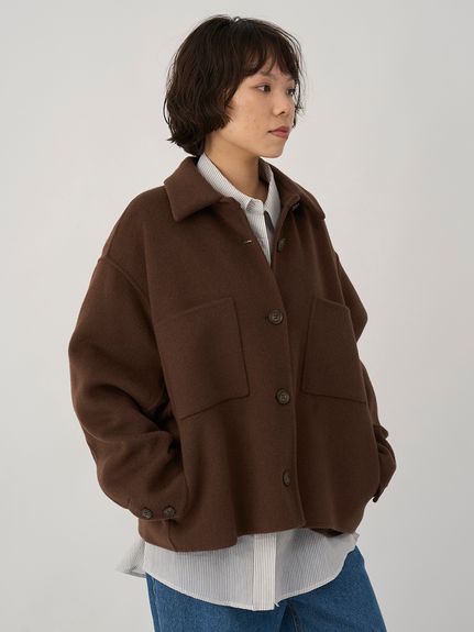 emmi（エミ）の「【emmi atelier】リサイクルウールロングコート