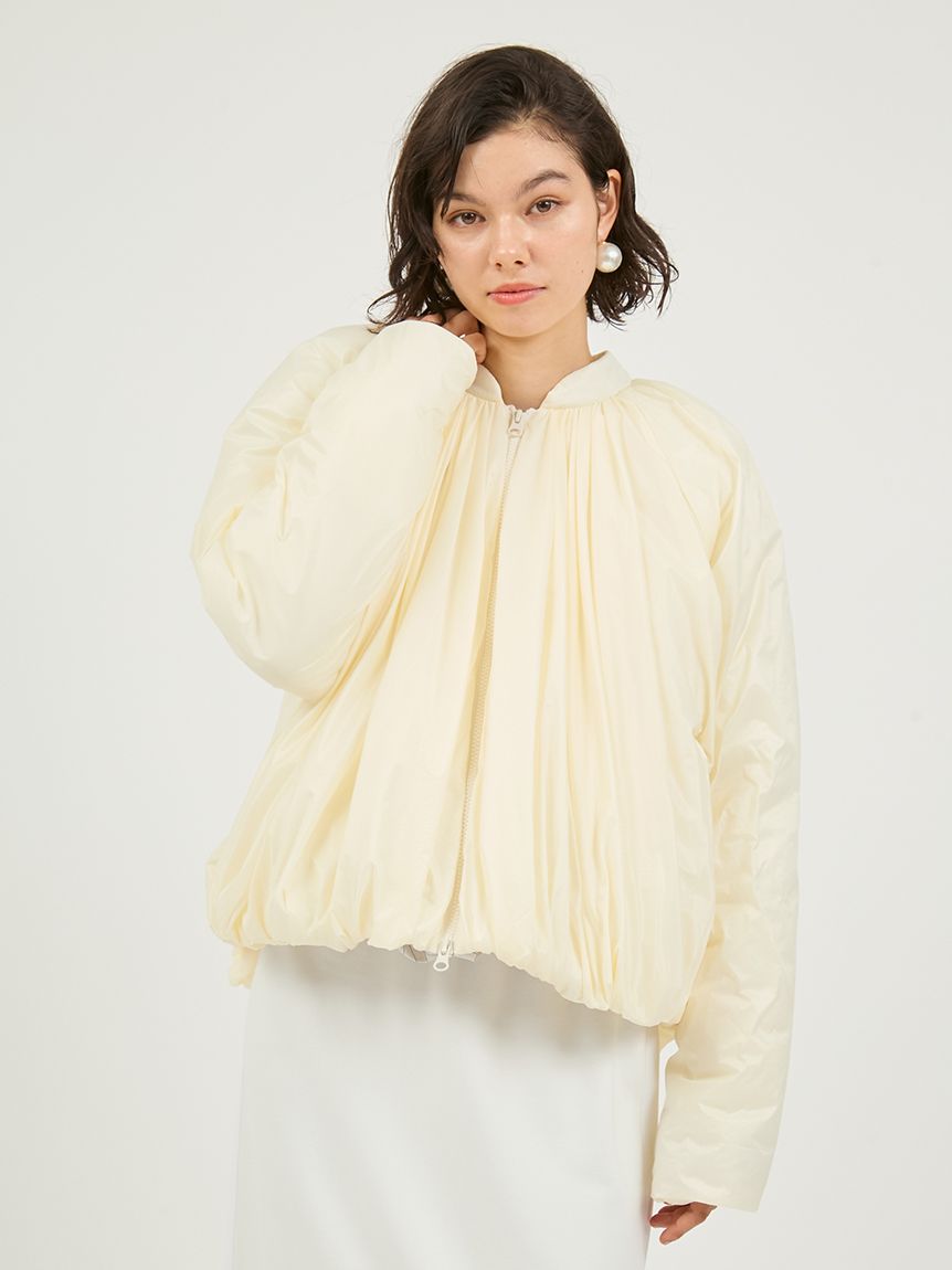 Re.WAR（TM）シアーギャザー中わたブルゾン(ブルゾン)｜アウター｜emmi