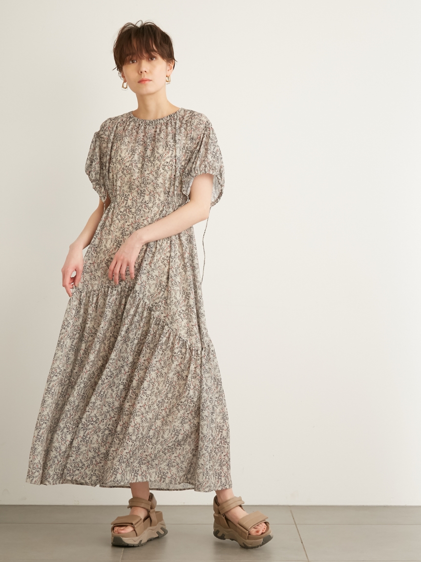 Emmi Atelier スパイシーフラワーワンピース マキシ ロングワンピース ワンピース Emmi エミ の通販サイト 公式