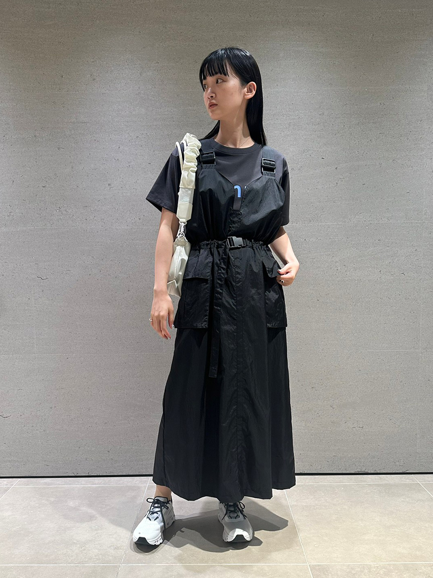 emmi atelier】オーシャンリサイクルジャンパーワンピース(キャミ