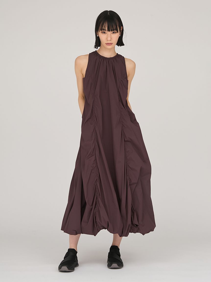 【未使用タグ付き】emmiエミ 裾バルーンＴシャツワンピース emmi（エミ）の「【emmi atelier】裾バルーンTシャツワンピース