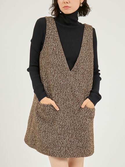 ミニジャンパースカート(膝丈ワンピース)｜ワンピース｜emmi（エミ）の