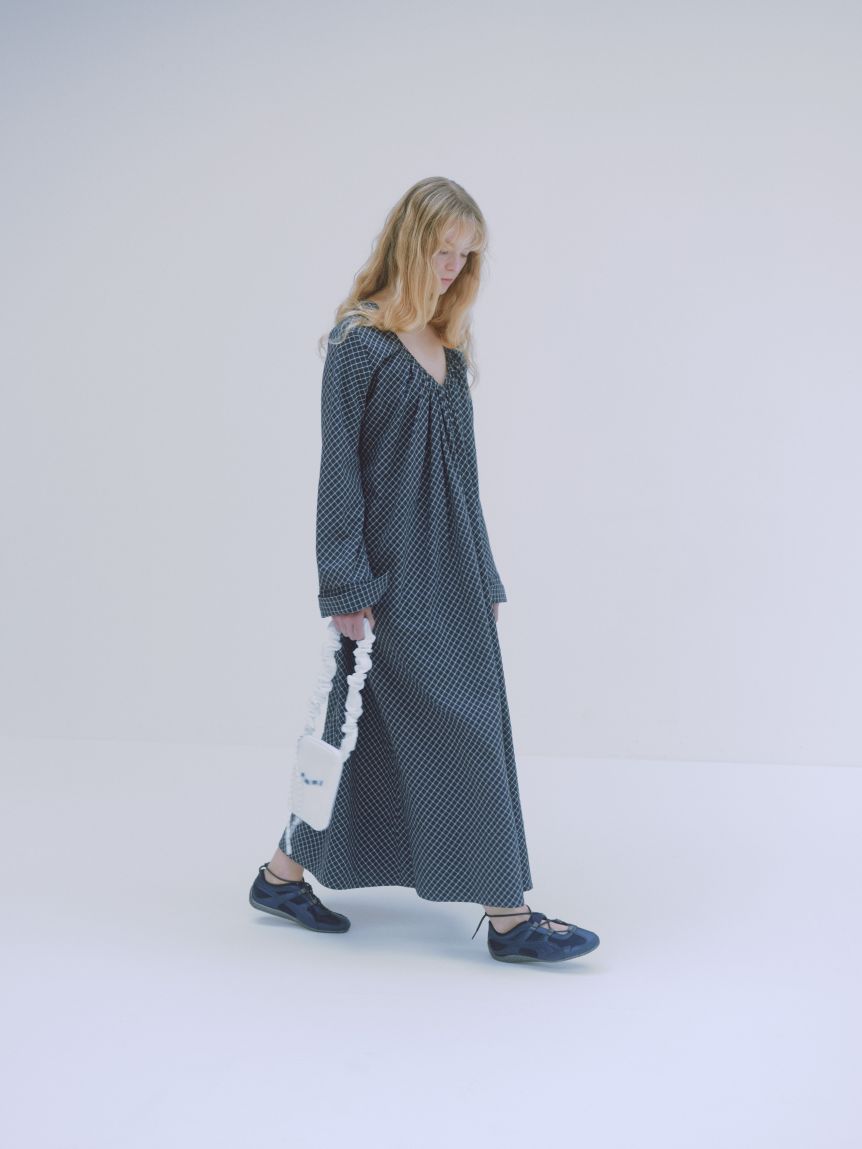 チェック2wayフレアワンピース【セットアップ対応】(カットワンピース