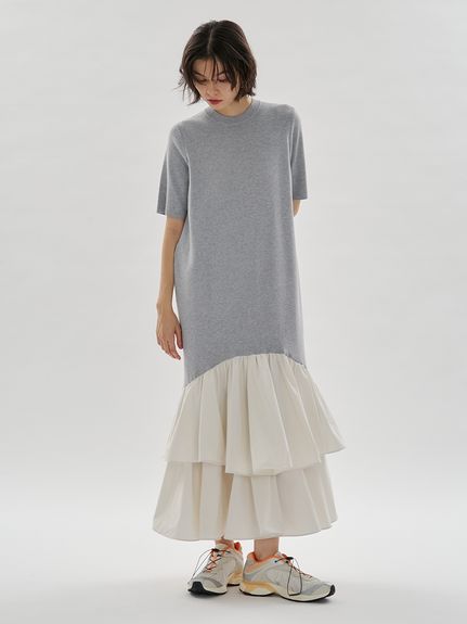 ニットドッキングワンピース(ニットワンピース)｜ワンピース｜emmi