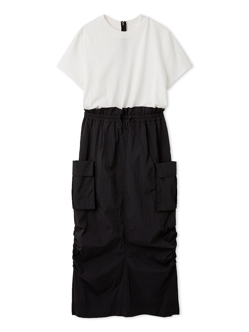 ONLINE限定カラーあり】カットドッキングワンピース/撥水(カット