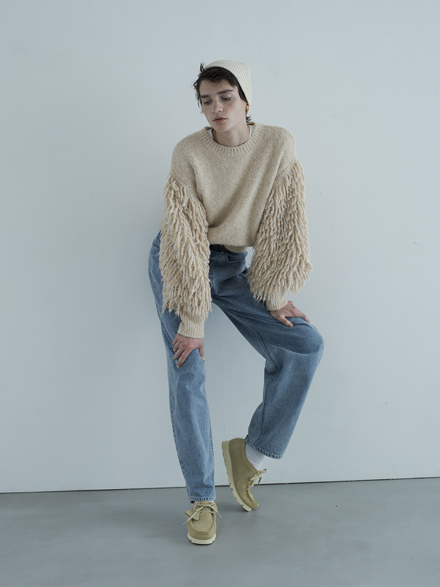 emmi カーブシルエットパンツ [新品未着用] emmi（エミ）の「【emmi atelier】カーブシルエットデニム