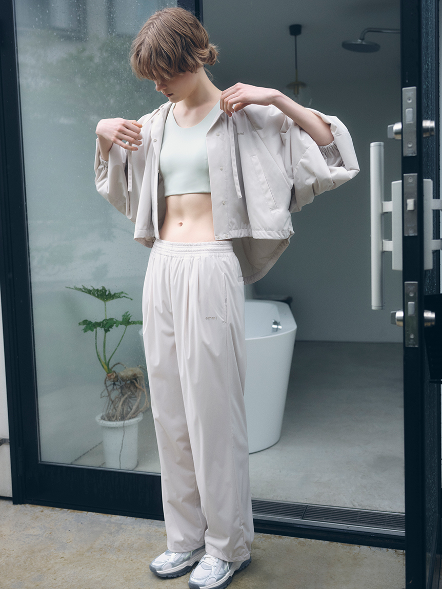 emmi atelier パラシュートパンツ ivory 0 新品未使用 タグ付
