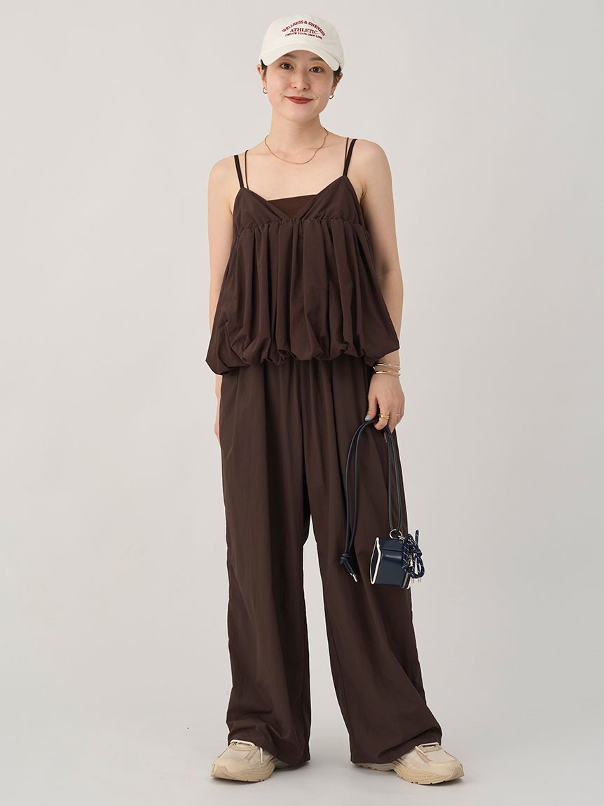 emmi（エミ）の「【emmi atelier】ピンタックウエストゴムパンツ