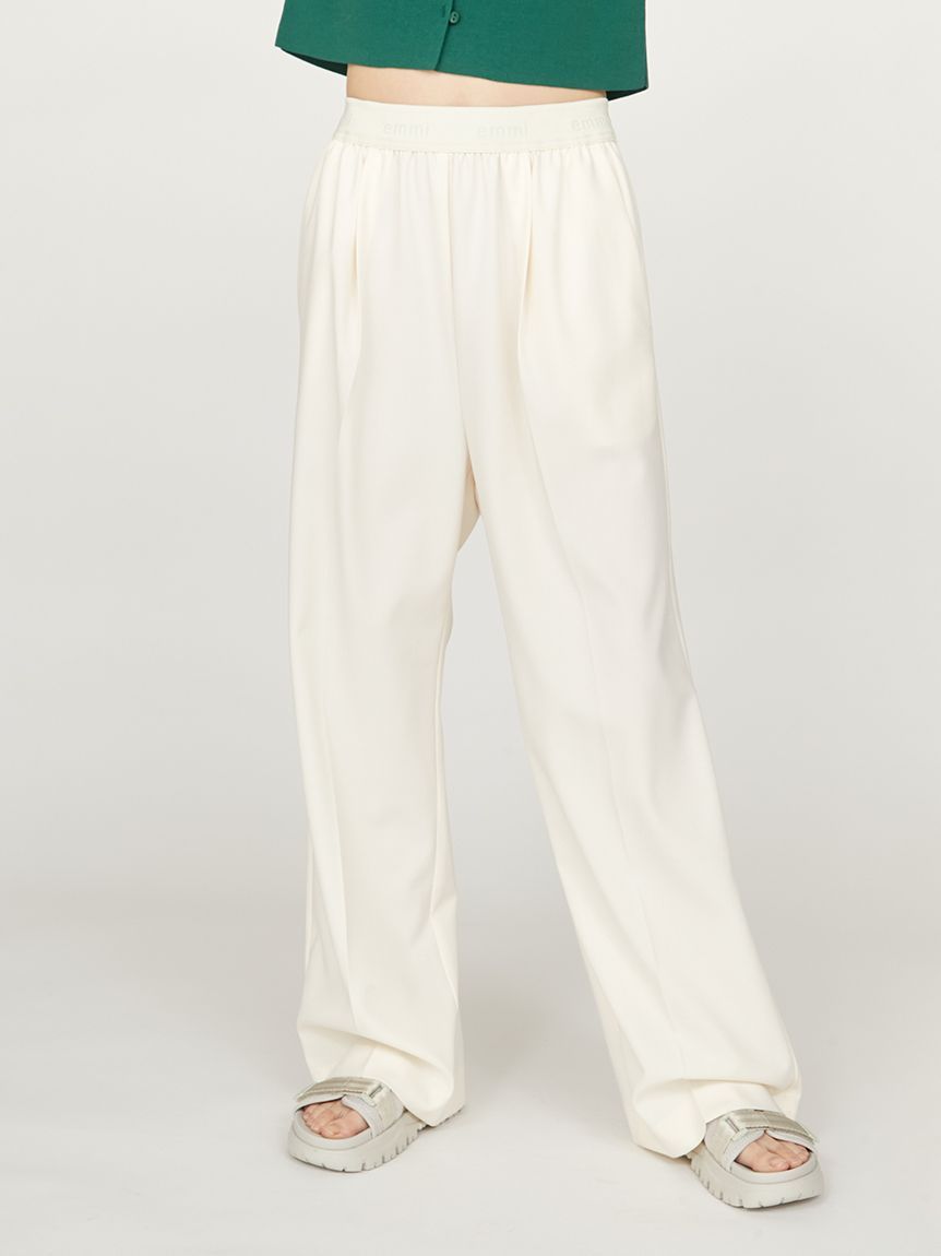 emmi ジャガードゴムタックパンツ(ロングパンツ)｜パンツ｜emmi