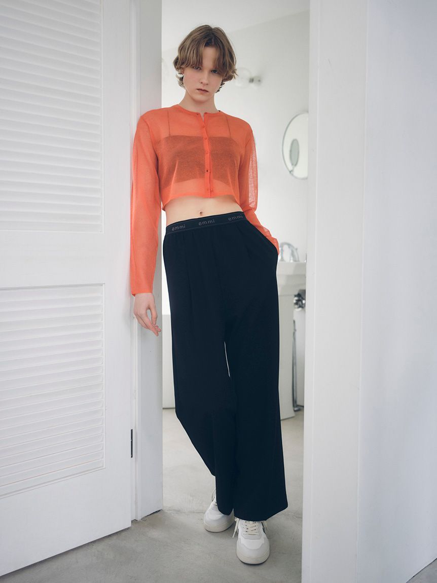 emmi ジャガードゴムタックパンツ(ロングパンツ)｜パンツ｜emmi（エミ