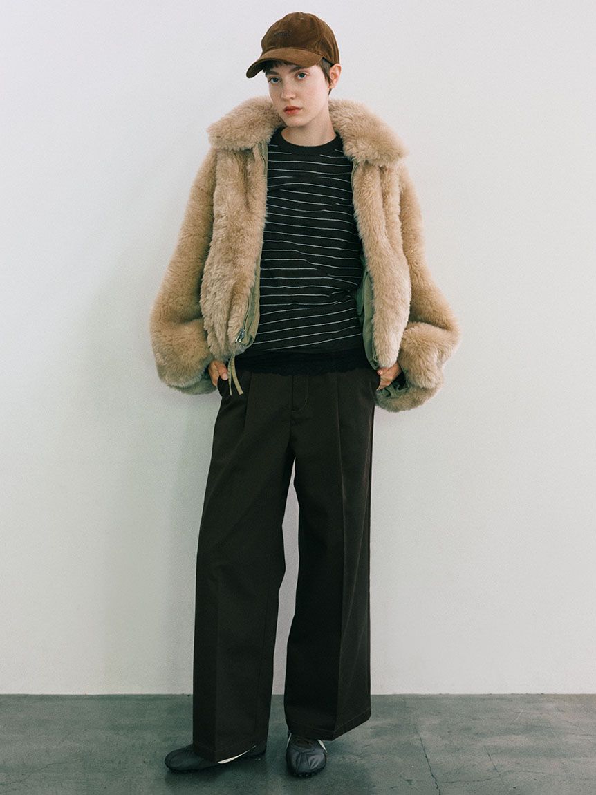 Dickies(R)×emmi】タックワイドパンツ(ロングパンツ)｜パンツ｜emmi