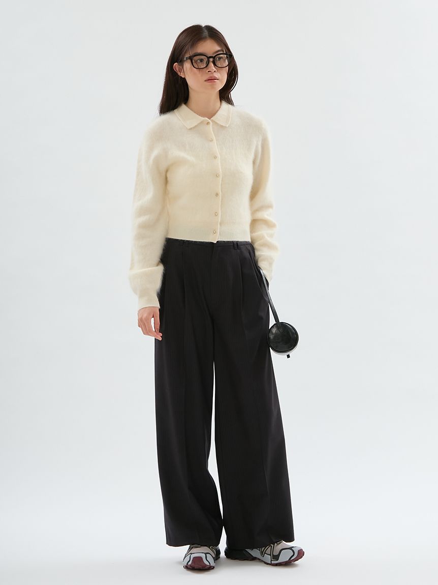 ウールミックスワイドパンツ(ロングパンツ)｜パンツ｜emmi（エミ）の