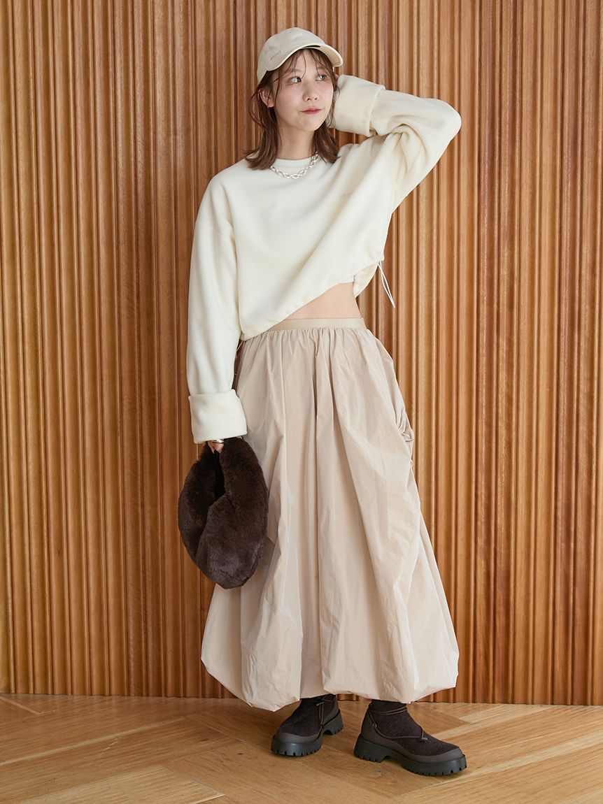ONLINE限定カラー】ツイストバルーンスカート(ロングスカート