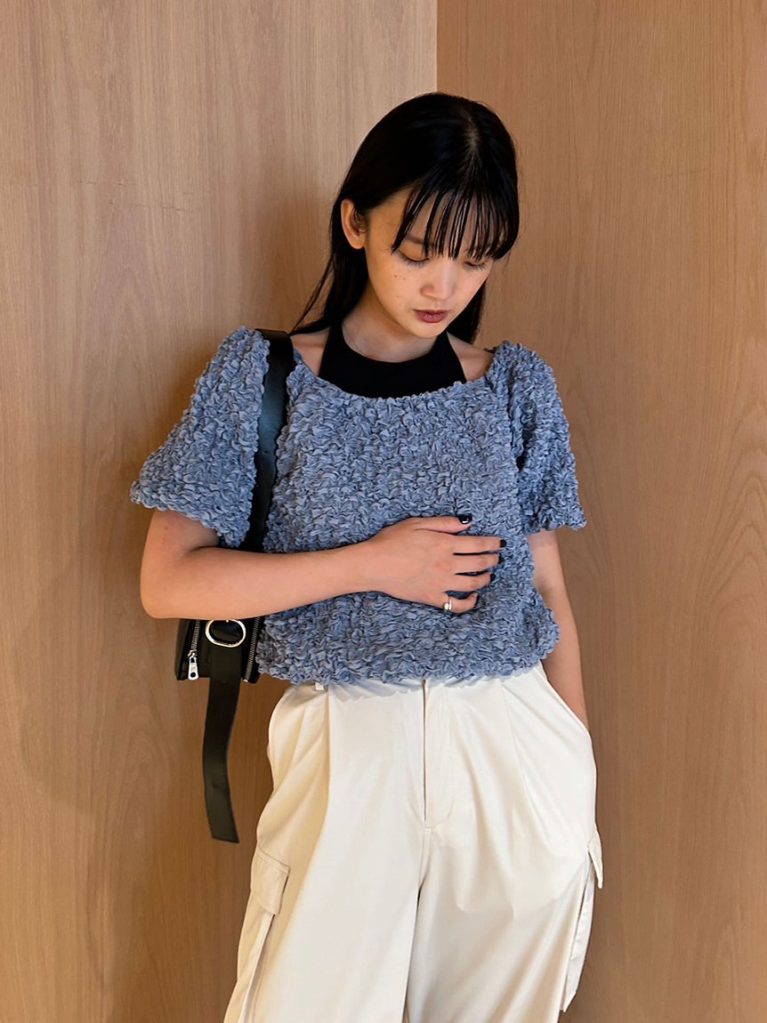 ワッシャーオフショルブラウス(シャツ・ブラウス)｜トップス｜emmi  