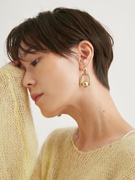 emmi atelier】ニュアンスボールピアス(ピアス/イヤリング 