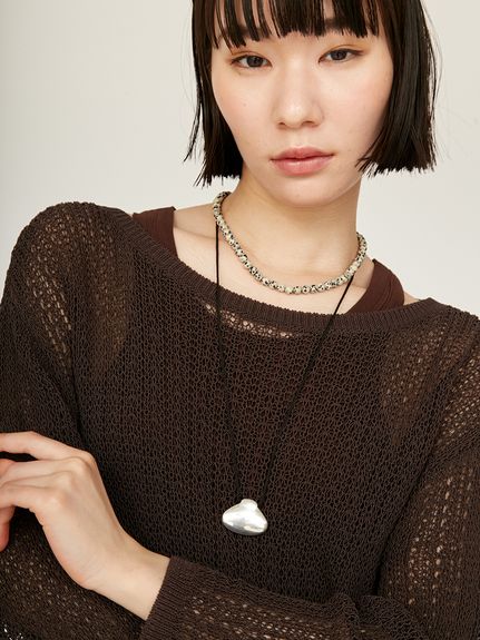 日本未発売【E and E Project】14KGF Chain Laceチョーカー 日本未発売【E and E Project】14KGF Chain Laceチョーカー (E