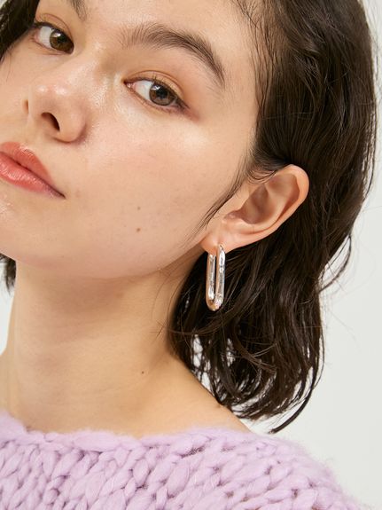 フープワンタッチピアス(ピアス/イヤリング)｜アクセサリー｜emmi