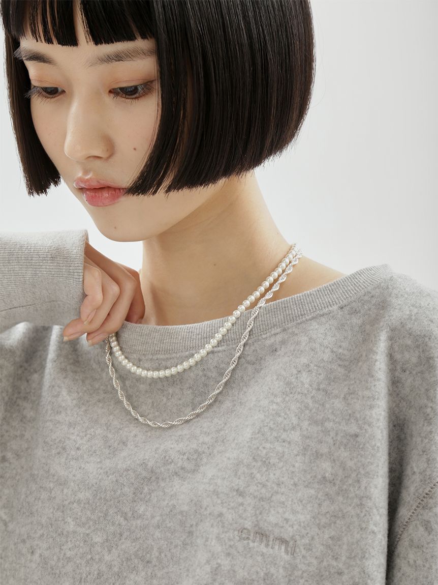 2連ショートネックレス(ネックレス)｜グッズ｜emmi（エミ）の通販