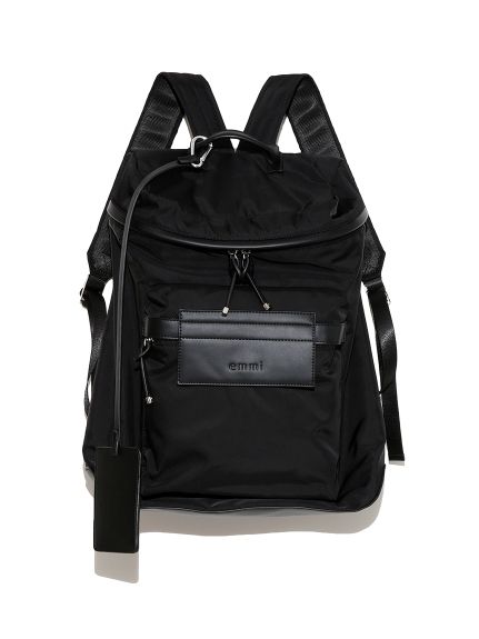 【美品】emmiブラックナイロンバックパック バッグ 通常商品のアイテム｜emmi（エミ）の通販サイト 【公式】