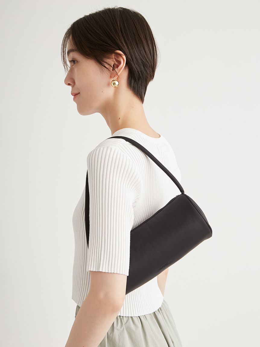 【美品】emmiブラックナイロンバックパック emmi｜エミのバッグ（ナイロン）通販 - ZOZOTOWN
