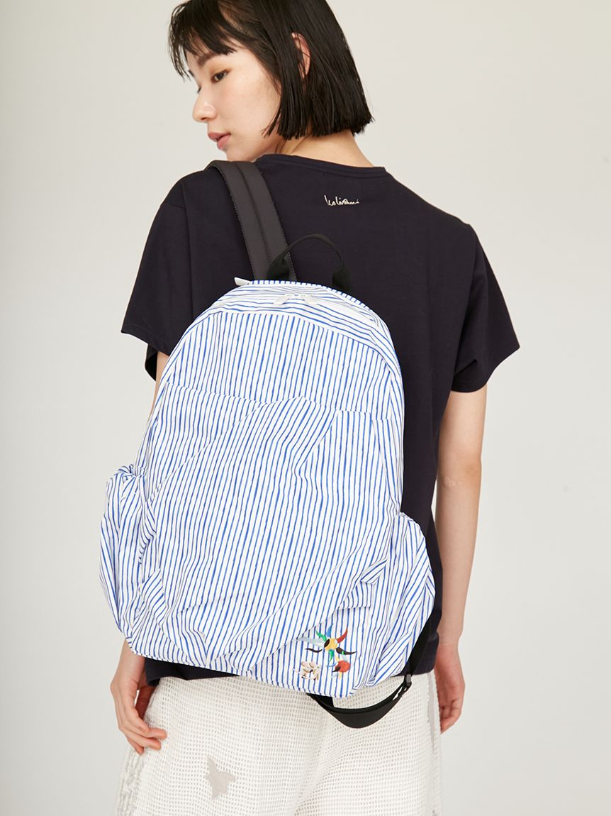 emmi×Leo Lionni】撥水 ワッペンギャザーボディーバックパック