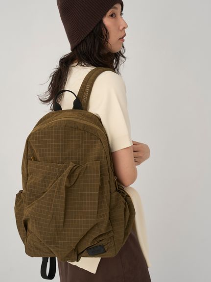 ボックスチェックギャザーボディーバックパック(バックパック)｜バッグ