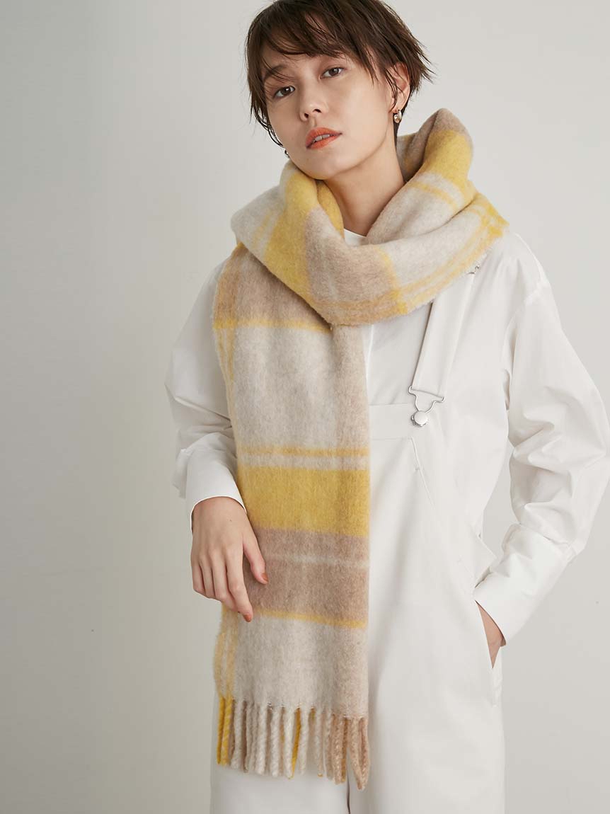 Emmi Atelier シャギーチェックストール グッズ Emmi エミ の通販サイト 公式