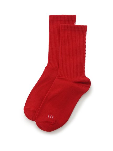 ★快適 着回し◎【A.P.C.】コットンブレンド リブソックス ロゴ ☆快適 着回し◎【A.P.C.】コットンブレンド リブソックス ロゴ