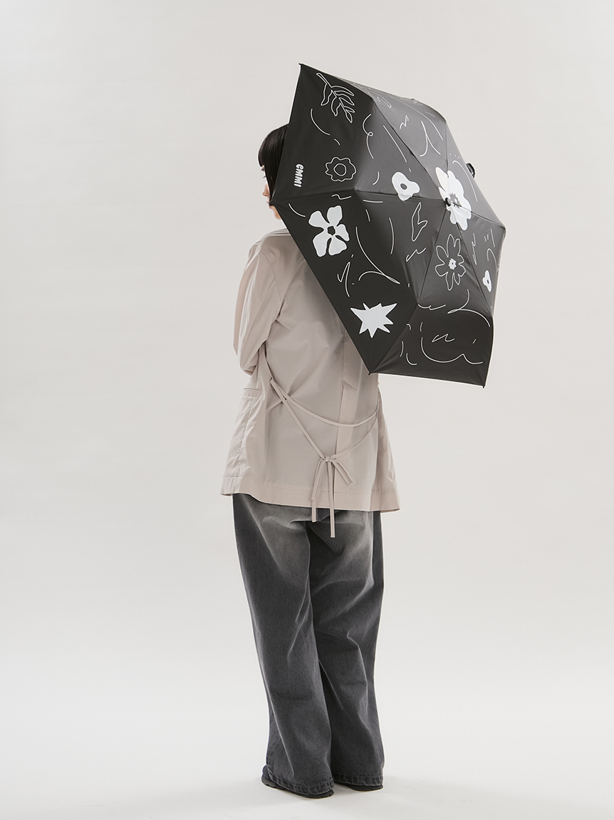 【emmi×PROTECT U】フラワープリントアンブレラ/UVカット