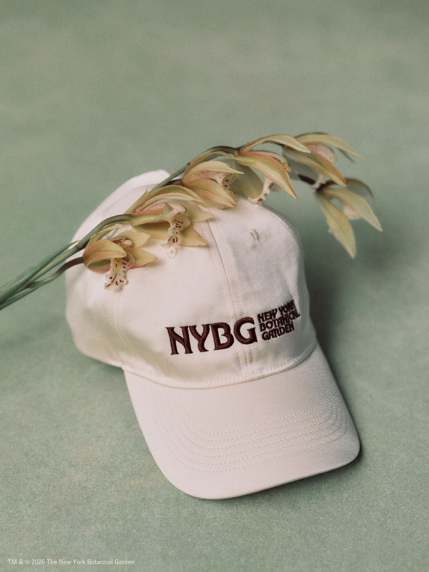 emmi×NYBG】サテンロゴキャップ(キャップ)｜帽子｜emmi（エミ）の通販