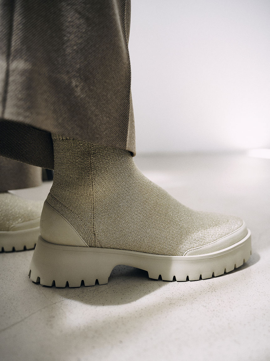 emmi】 美品 ソックスブーツ 黒 24cm 完売品 希少 eco 綺麗 emmi】 美