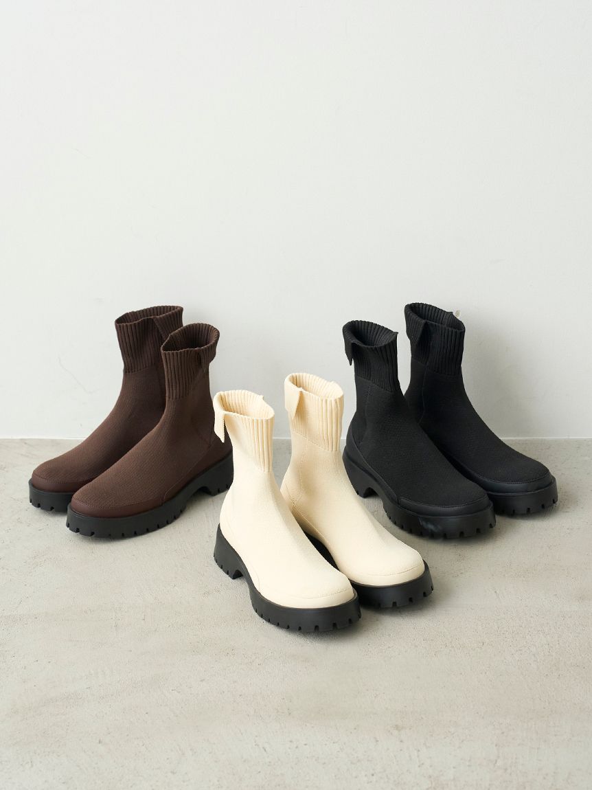 eco ニットブーツ