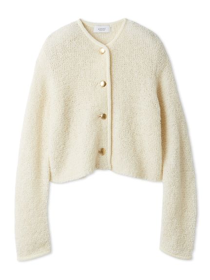 新作emmi エミトップス パフスリーブニットカーディガンエミ パフスリーブニットカーディガン(ニット)｜トップス｜emmi（エミ）の