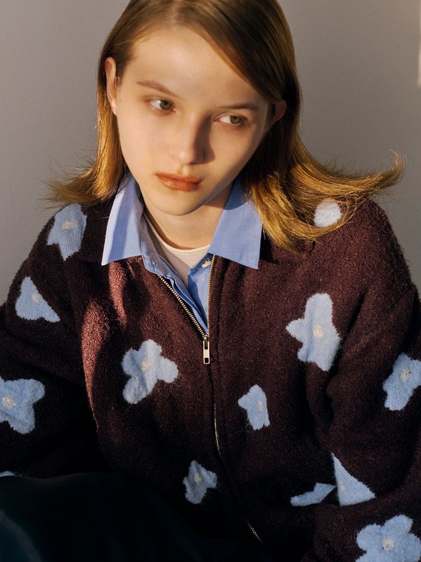 ブルゾンライクカーディガン(カーディガン)｜トップス｜emmi（エミ）の