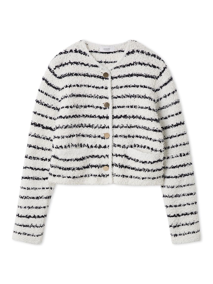 ツイードライクニットジャケット(ジャケット)｜アウター｜emmi（エミ